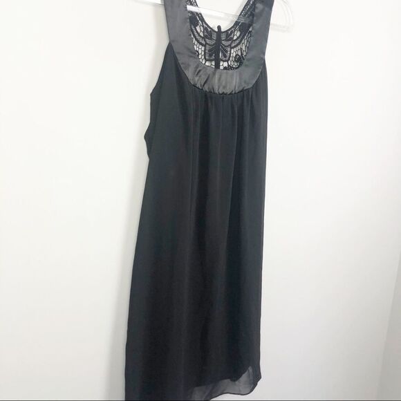 LA BELLE | Black Butterfly Back Dress Size Large - Picture 2 of 6